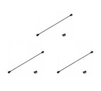 Iyalezirk 3X Rallonge 5V un 3 Pin pour Carte Mère de l'Ordinateur Extension de Connexion Hub Splitter ARGB, Noir