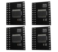 Iyalezirk 4 Pcs MCP23017 Module D'interface Série IIC SPI Bidirectionnel 16-Bit I/o Expander Pin Module Interface Série