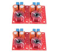 Iyalezirk 4 Pièces 2 Voies 80 W DIY Haut-parleur Filtre Circuit Hauts Diviseur de Fréquence Home Cinéma HiFi Stéréo Audio Filtre Crossover