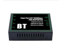 Iyalezirk 4 ports BT 100 mbps Poe Extender Ieee 802.3 BT Poe Repeater pour 48 V Poe Camera Wireless AP