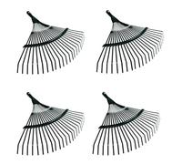 Iyalezirk 4X Tête de Râteau en Acier de 42 cm de Remplacement Tête de Râteau Lourd pour Herbe de Jardin Patio Feuilles Pelouse à Feuilles 22 dents