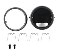 Iyalezirk 5-3/4 pouces 5,75 pouces Phare de moto Cube de boîtier pour Moto Accessoires Noir