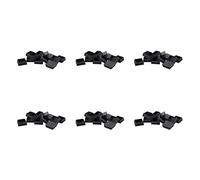 Iyalezirk 50mm x 50mm En Plastique Carré Fin Bouchons Aveugles Bouchon Tuyau Inserts 72 Pcs
