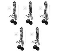 Iyalezirk 5X 21 Pouces Longueur 1/4 Pouces Sortie Jack 2 en 1 Piezo Pickup Disc Transducteur pour Guitare Violon Ukulélé Mandoline Banjo Violoncelle (avec Couvercle)