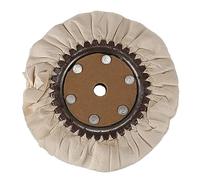 Iyalezirk 8 Pouces Rond Coton Polissage Voies Aériennes Tampon de Polissage Roue Outil Fixation Polisseur Métal Outils de Polissage Abrasifs Facile à Utiliser Facile à Remplacer