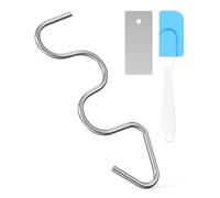 Iyalezirk Agitateur de beurre d'arachide, outil mélangeur de beurre d'arachide en acier inoxydable, fait partie de l'agitateur professionnel de beurre d'arachide