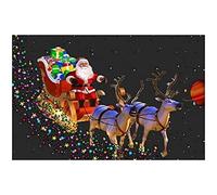 Iyalezirk Bricolage 5D Plein Diamant de Forage Dessin Artisanat Les ÉLéMents de NoëL