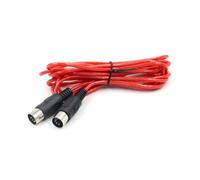 Iyalezirk Câble D'Extension MIDI 5 Broches Mâle à Mâle pour Piano Électrique, Guitare Instrument, Câble PC 4,5M