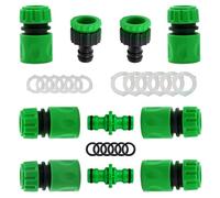 Iyalezirk Connecteurs de Tuyaux de Jardin et Raccords Kit de Connecteur de de Jardin en Plastique Double Connecteur Mâle