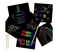 Iyalezirk Joli cadeau en papier avec graffiti rayé pour fils, fille, étudiant, articles de dessin artistique pour chaussettes de Noël 1 set