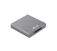 Iyalezirk Lecteur de Carte CFexpress Type B USB3.1 10Gbps Lecteur de Carte CFexpress Type B Convertisseur en Alliage D'aluminium pour Carte CFE Type-B