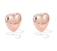 Iyalezirk Lot de 2 boules de discothèque, décoration avec boules de discothèque, en forme de cœur, pour fêtes, bars, kTV, etc. Boule de discothèque réfléchissante à suspendre