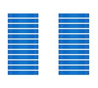 Iyalezirk Lot de 24 bandes pour chaises pour enfants avec pieds agités pour chaises, outils de TDAH, sièges flexibles pour salle élémentaire (bleu)