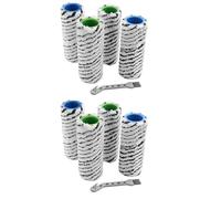 Iyalezirk Lot de 8 Brosses à Rouleaux pour FC7 FC7 Premium FC5 FC5 Premium FC3 PièCes de Nettoyeur de Sol sans