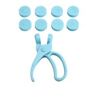 Iyalezirk Machine d'impression de modèles manuels, processus de gaufrage de bricolage, machine de gaufrage pour papiers, pour enfants, papeterie, moletage de papier