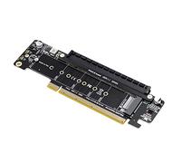 Iyalezirk PCIE 4.0 Channel Splitter Expansion Riser Card 8+4+4Hyper Ultra Quad VROC M.2 Port Expansion Riser Card