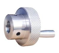 Iyalezirk Poignée de Flyer Circulaire Machine Outil Rotation Guide de Défilement Mécanique Vis Diamètre Extérieur 60 mm Trou Rond 14 mm