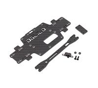 Iyalezirk Pour K969 K979 K989 K999 P929 P939 1:28 Pièces de rechange pour voitures RC Châssis en fibre de actualisé Coque inférieure du corps inférieur de la voiture