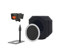 Iyalezirk Pour un Son Clair pour le Microphone, Pare-Vent, Écran D'Isolation Sonore, Couverture en Mousse Cylindrique pour Microphones D.