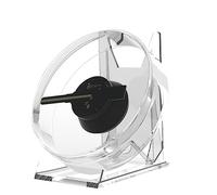 Iyalezirk Projecteur avec Hologramme en éventail 3D Affichage à Distance Support Images et Vidéos à Positionner sur Bureaux, Restaurants, Maisons, Etc. pour Augmenter le Plaisir