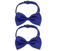 Iyalezirk R 2PCS Chien reglable toutous Chiot Polyester Collet Noeud Papillon Noeuds Royal