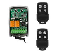 Iyalezirk Récepteur de Contrôle à Distance de Porte de Garage WIFI Tuya 433,92 MHz 2CH Receiver 85-250V. Prise en Charge de L'Application et Du Contrôle Vocal