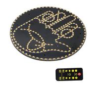 Iyalezirk Road Mate Hand, 4 émoticônes et 4 gestes, lumière de main pour voiture avec scintillement des doigts et télécommande, amusant enseigne LED Fureur au volant pour voiture