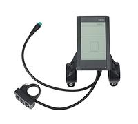 Iyalezirk S830 24V 36V 48V éCran D'Affichage à Cristaux Liquides pour VéLo éLectrique Ebike Panneau de Compteur Universel avec PièCes de Cyclisme USB, éTanche