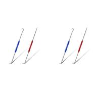 Iyalezirk Scriber à Double Pointe, 4 Crochets à Outil à Rayer en Métal et Outil de Marquage à 45 Degrés à 90 Degrés pour Les Machinistes, Techniciens