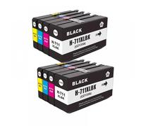 IYBYNYHN 711xl 711 XL CARTRIDE À L'ENK Compatible avec 711 DESIGNJET T120 T120 T520 Remplacement de l'imprimante Compatible avec CZ133A CZ130Z CZ131A CZ132A(2SET)