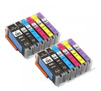 IYBYNYHN ASW 6PK Encre Compatible PGI 580 PGBK CLI 581 BK/C/M/Y/PBK XL Compatible avec TS8150 TS8151 TS8152 TS9150 TS9155(3set 18PK)