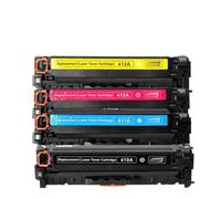 IYBYNYHN Cartouche de Toner 410 410a CE410A CE411A CE412A CE413A 305A Compatible avec l'entreprise 300 Couleur M351 M375NW M451NW M451(C)