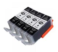 IYBYNYHN Cartouches à Encre compatibles Compatible avec PGI 570 CLI 571 PGI570 XL adapté au MG5750 MG5751 MG5752 MG6850 MG7750 MG6853 MG7753 Anglets(4PCS Black)