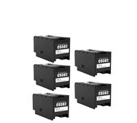 IYBYNYHN Compatible avec Les imprimantes Workforce Pro WF C5310 C5810 C5390A C5890A C5390DW C5890DWF Boîte de Maintenance Universelle C9382 PX4MB10 C12C938211 Remplacement du marché secondaire(5pcs)