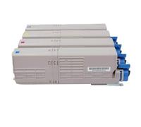 IYBYNYHN Kit de Toner Compatible C532 C542 KCYM Compatible avec 46490605 46490606 46490607 46490608 Fonctionne avec C532DN C542DN MC573 MC573DN MC563DN Cartridge IMPRIMENT(Y)