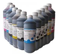 IYBYNYHN Recharge à l'encre de Colorant Compatible avec PFI-120 ImagePrograf TM-200 TM-205 TM-300 TM-305(Cyan(Dye) 1000ml)