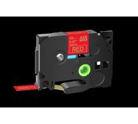 IYBYNYHN Ruban en Satin embellissant Le Ruban en Tissu 12mm sur Le Remplacement du Ruban d'étiquette Blanc Compatible avec TZe R234 RW34 RN34(Gold on Red)