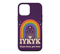 IYKYK If You Know You Know You Know Retro Rainbow Humour Coque pour iPhone 12 Mini
