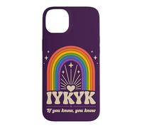 IYKYK If You Know You Know You Know Retro Rainbow Humour Coque pour iPhone 14 Plus