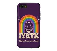 IYKYK If You Know You Know You Know Retro Rainbow Humour Coque pour iPhone SE (2020) / 7/8