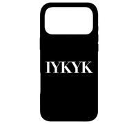 IYKYK, si tu Sais, Chemise IYKYK, si tu Sais Chemise Coque pour iPhone 17 Pro Max