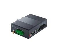 IYNWBJTS Commutateur POE non géré Web/Web de qualité industrielle 100/1000M 2 ports fibre + 4 ports POE émetteurs-récepteurs SC/SFP monomodes simple/double fibre(2SC-4RJ45 Web-based)