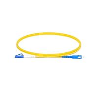 IYNWBJTS Lot de 10 cordons de raccordement fibre optique SC/UPC-LC/UPC SM G657A2 monoconducteur 2,0 mm, gaine LSZH jaune(10 PCS 10M 33ft)
