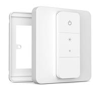 IYOKI® Pro Couvercle d'interrupteur pour Philips Hue Dimmer V2, Compatible avec Hue Switch Cover, Plaque d'adaptation pour interrupteur à distance, 1-Gang (1-Pack)