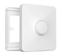 IYOKI® Pro Couvercle d'interrupteur pour Philips Smart Button, Compatible avec Hue Switch Cover, Plaque d'adaptation pour interrupteur à distance, 1-Gang (2-Pack)
