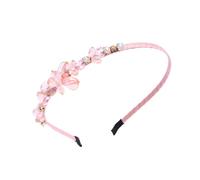 IYOU Bandeau Strass Bling Accessoires Cheveux Cristal Rose Bandeaux de Cheveux Fêtes Anniversaires pour Femmes