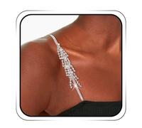 IYOU Femmes Cristal Soutien-Gorge Bretelles Ruban Gland Soutien-Gorge Shouder Strap Brillant Strass Soutien-Gorge Sous-Vêtements Bretelles Chaînes pour Robe De Soirée Dos Nu