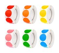 Iyowei 3000Pcs Gomettes Gommette Autocollante Ronde Autocollantes étiquette Ronde Autocollant de couleur étiquettes Rondes Autocollantes Pour Fournitures de Bureau à Domicile