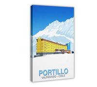 IYQTAGGH Portillo Poster sur toile pour chambre à coucher, bureau, chambre, cadeau 40 x 60 cm