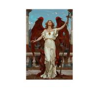 IYQTAGGH Poster sur toile Eris, déesse grecque de la discorde (1) - Décoration murale pour salon, chambre à coucher - 40 x 60 cm
